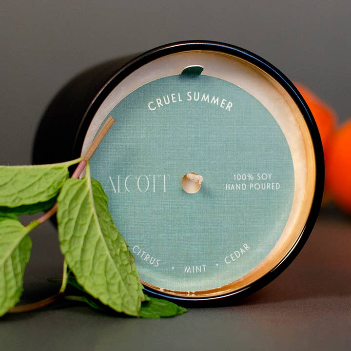 Alcott Candles - Wholesale Jar/Filled Candle - Cruel Summer | Clean Burning Candle