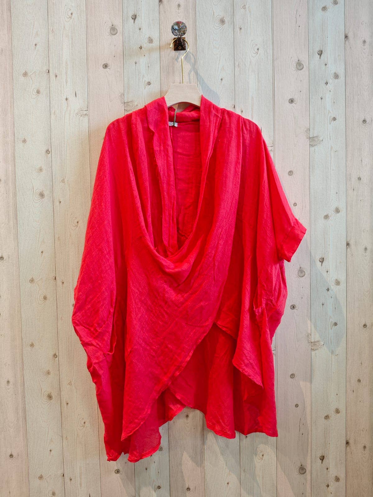 Linen & More - Venta al por mayor Blusa - Mujer - REF 83591 BLUSON OVERSIZE LINO 100%1