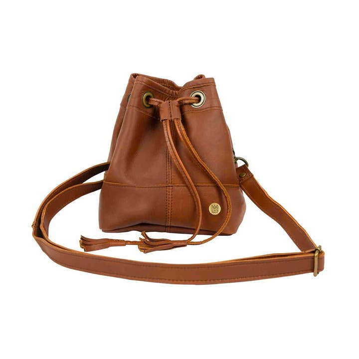 La mini bolsa de cubo para venta al por mayor de MAHI Leather