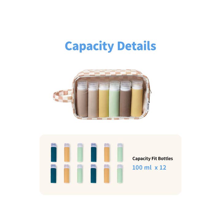 wandf - Wholesale Toiletry bag – women's - Clear Toiletry Bags for Traveling Toiletries, Make Up Pouch 58