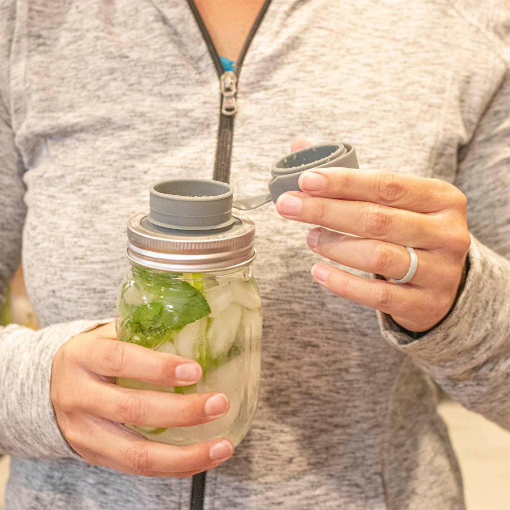 Mason Jar Lifestyle - Wholesale Drink Lids - Leak Proof Silicone Chug Lids for Regular Mouth Mason Jars4