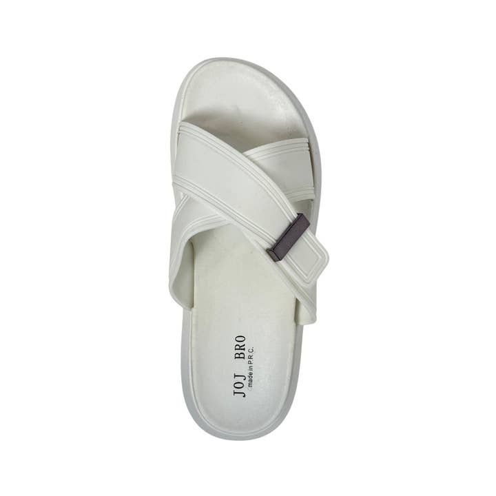 JOJ MAKLY Wholesale - Wholesale Sandals - Women's - women's Cork Footbed Criss Cross Strap Sandals5