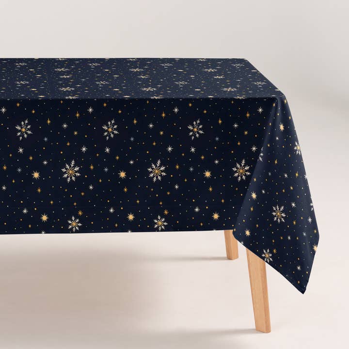 GAMUSI - Wholesale Tablecloth - SNERRY soft waterproof cotton Christmas tablecloth stain-resistant2