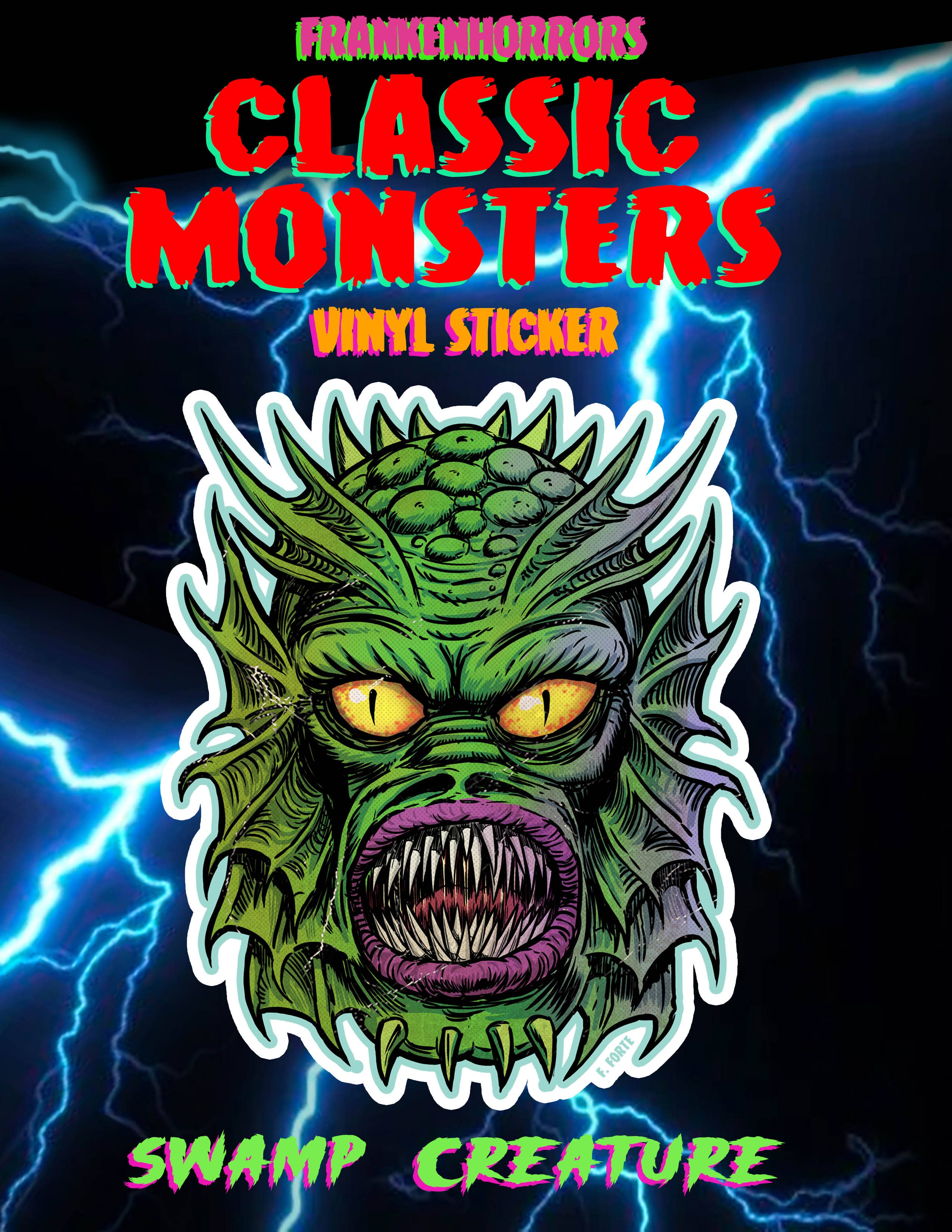 Xeno Pop - Wholesale Sticker - Stickerpakket van FrankenHorrors Terror Collection (6 stickers)6