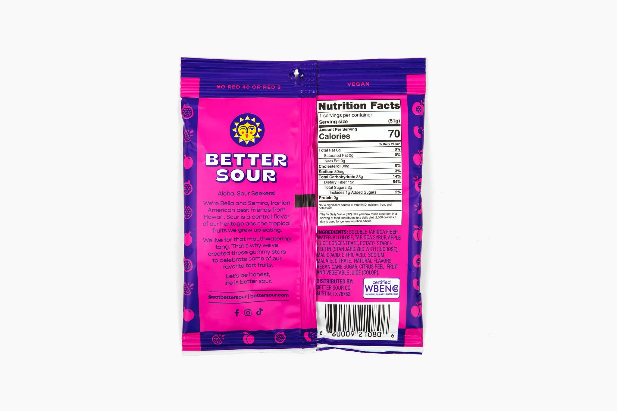 Better Sour - Wholesale Gummy - Better Sour | Pomegranate Apricot Gummy Stars3