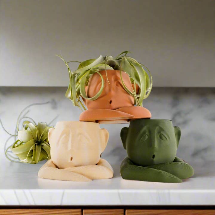 Rosebud Homegoods - Wholesale Plant pot - Shady Air Head Planter1