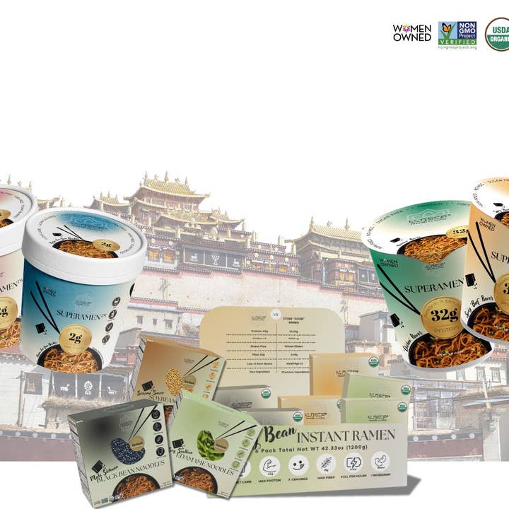 KLDSCP Foods - Wholesale Ramen - KLDSCP Superamenâ„¢ - Organic Edamame Instant Noodles (Copy)