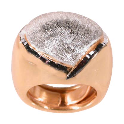 Anello CARDIANA Argento satinato Oro per la vendita all'ingrosso da parte di novi orbis srls