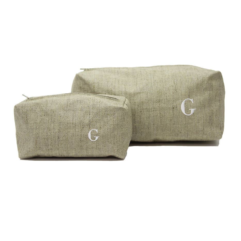 Giardino Segreto – bolsa de maquilhagem e cosméticos por atacado – Conjunto personalizável de nécessaire de linho com resistência a manchas7