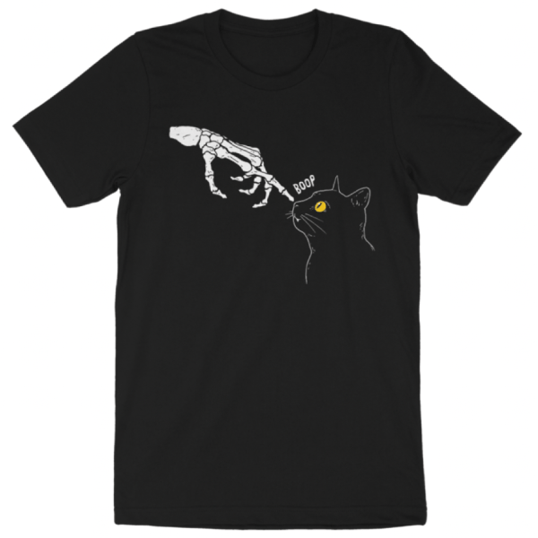 Wicked Clothes - Wholesale Screen Printed T-Shirt - Unisex - 'Spooky Boop' Shirt1