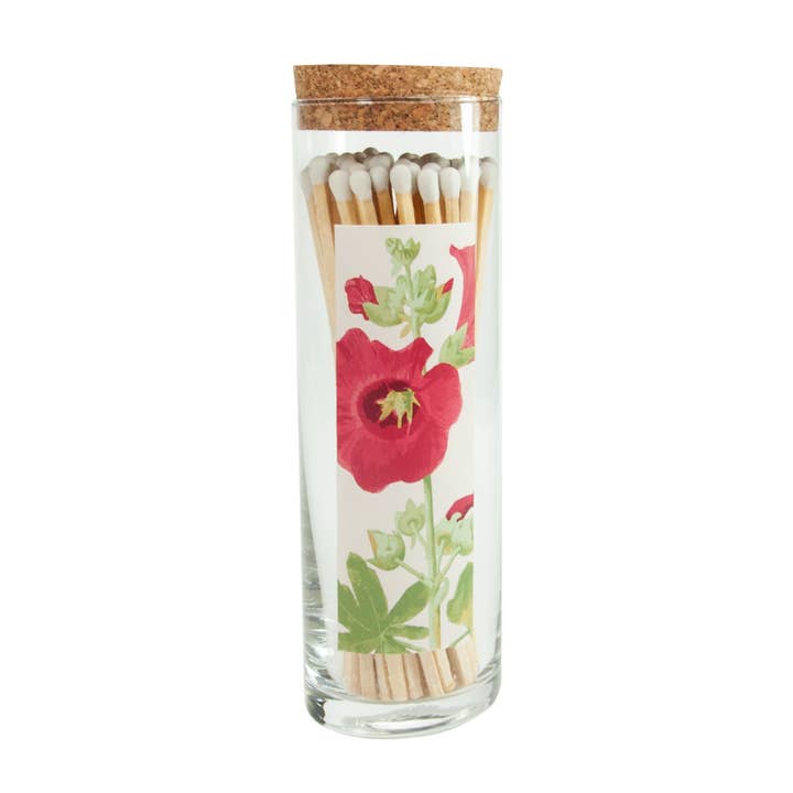 Matches in glass "Fleur de Vie" for wholesale by Woloszyn