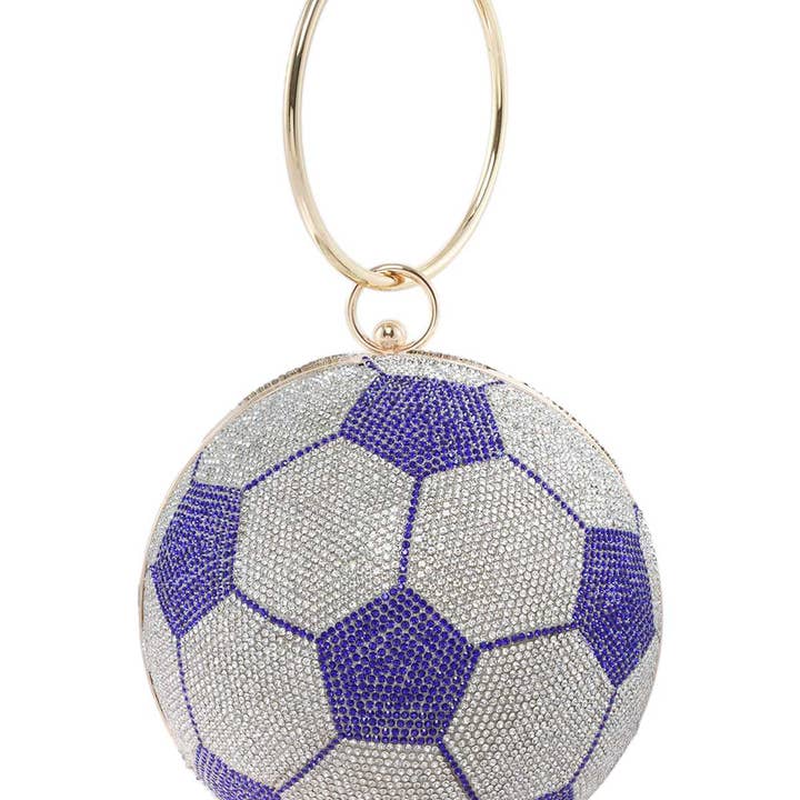 Shop Neighbors - Wholesale Clutch Bag - Women's - Full Rhinestone Soccer Ball Clutch0