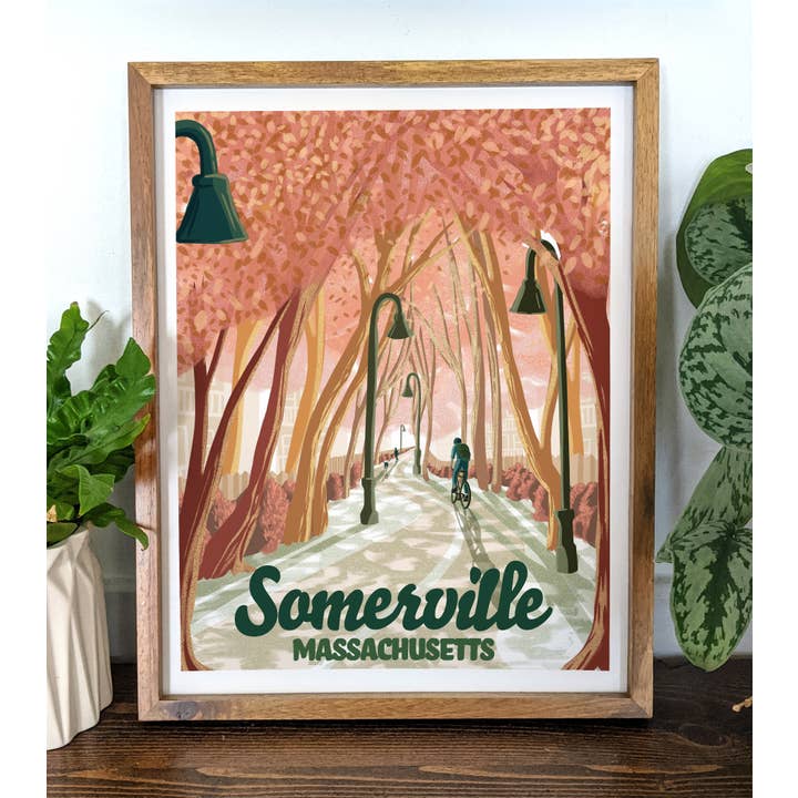 Kat Maus Haus Illustration - Wholesale Art Print - Somerville, Massachusetts Print