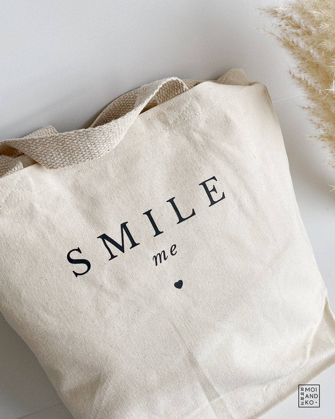 MOI AND KO - Wholesale Tote Bag - Women's - Totebag Nature 100% Cotton | Smile | Shopping Bag3