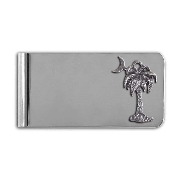 Pince à billets en argent sterling avec lune pour la vente par G2 Silver