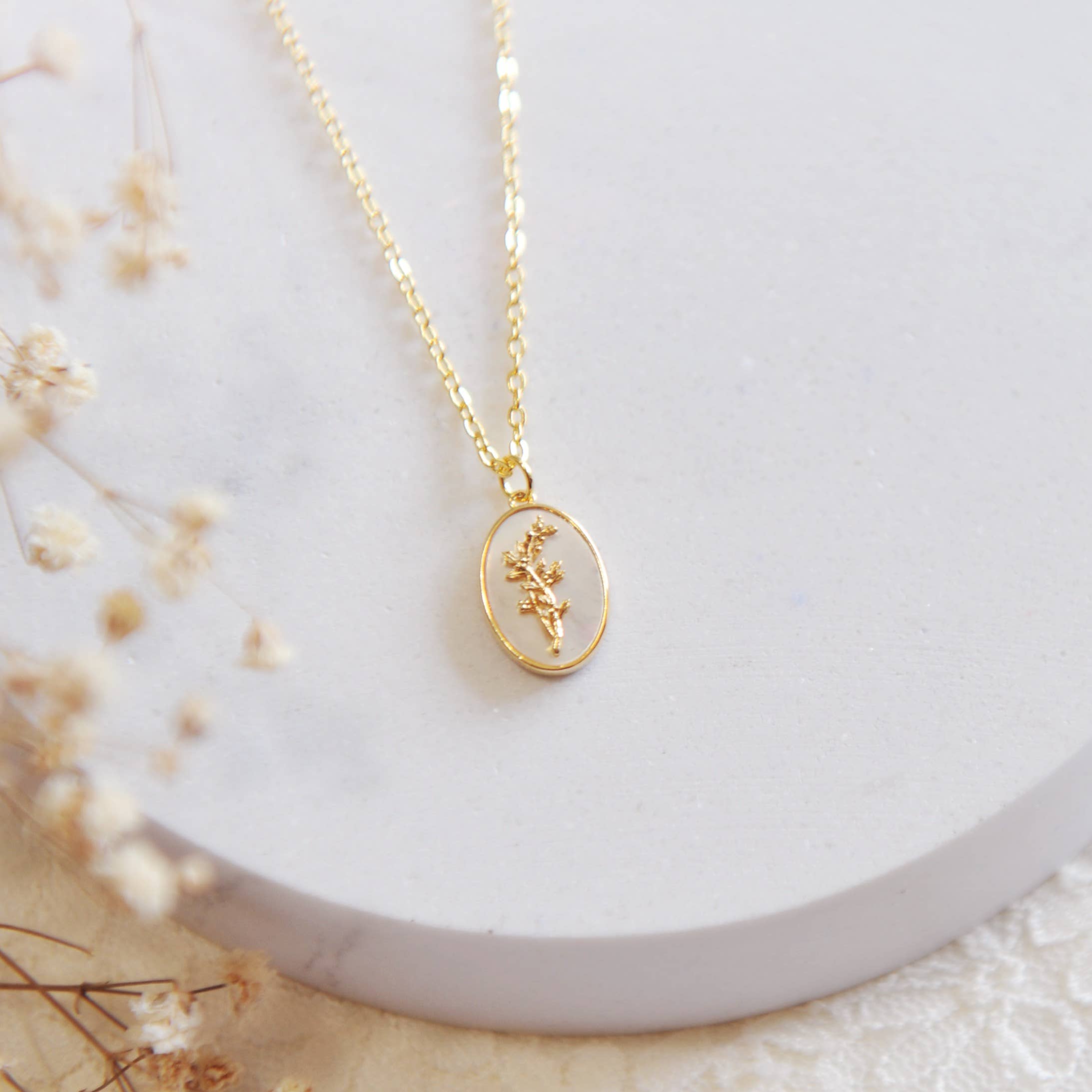 Oh So Lovely - Wholesale Pendant/Charm Necklace - Flora Birth Flower Necklace9