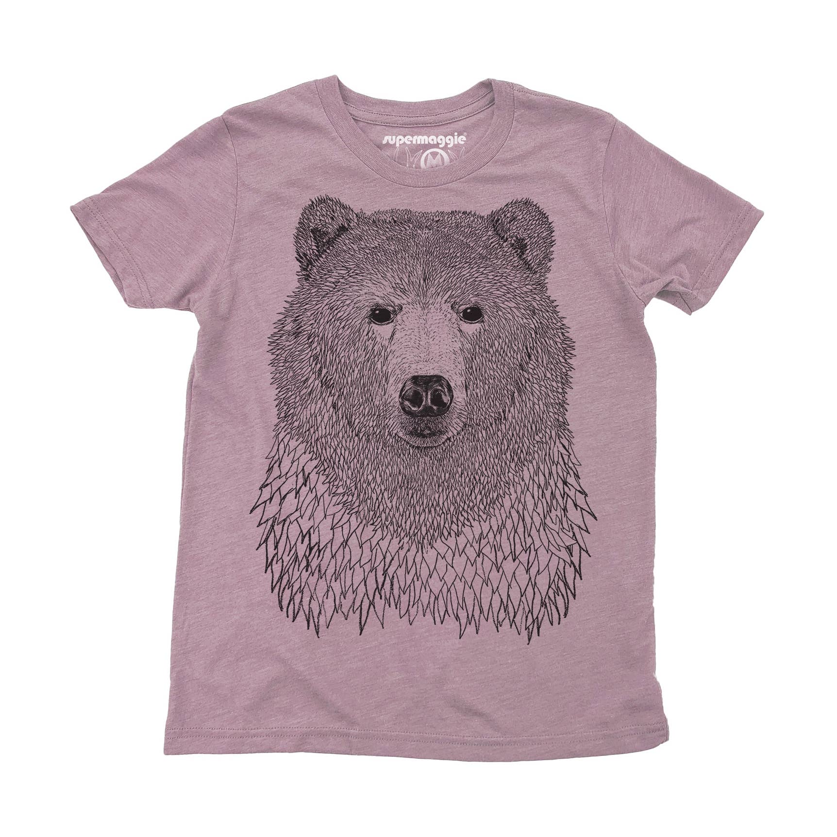 Supermaggie @ Faire - Wholesale Screen Printed T-Shirt - Kids - Bear Youth Tee2