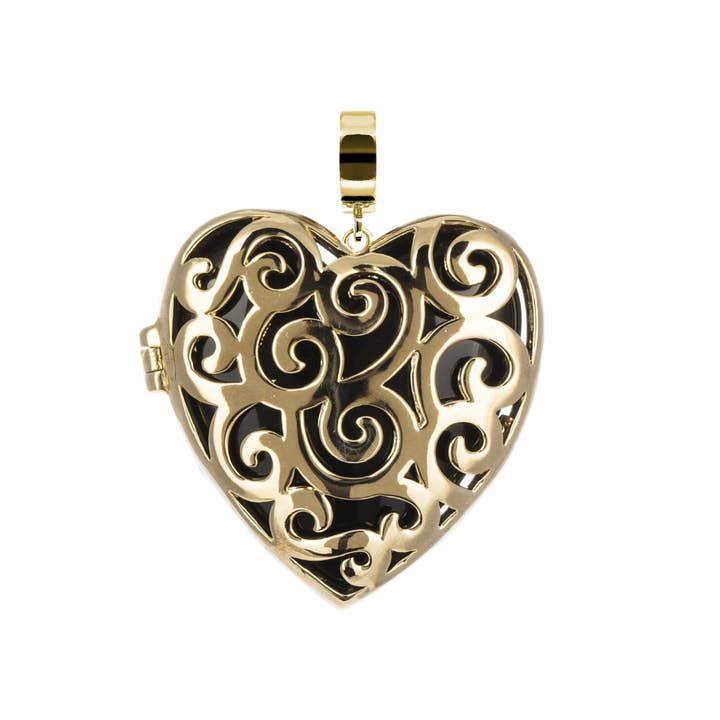 KAGI - Wholesale Individual charm/pendant - Gold Splendor Locket Pendant*3