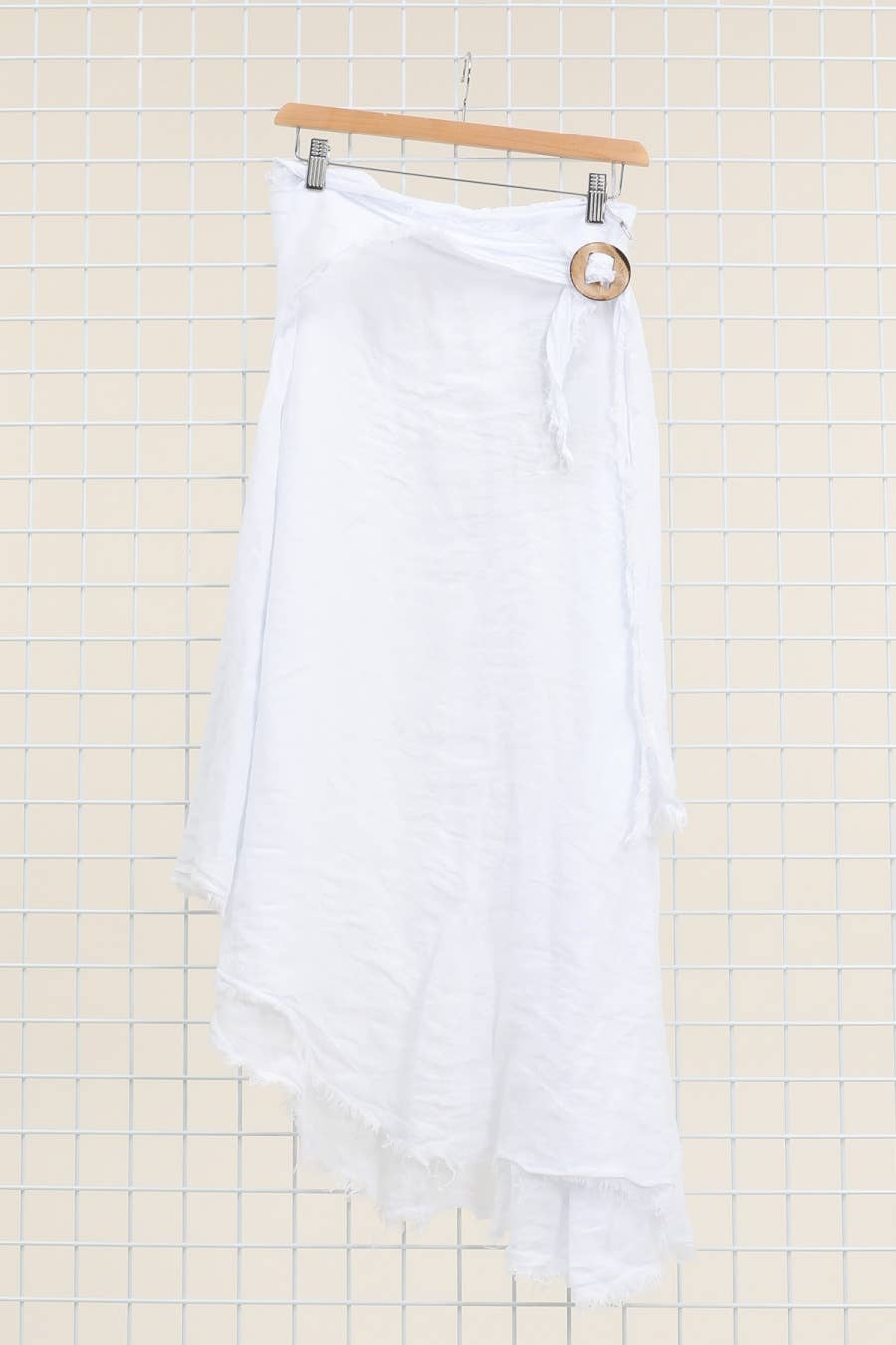 la maison des fibres naturelles - Wholesale Skirt - Women's - Linen skirt with drawstring 1013 100% linen8