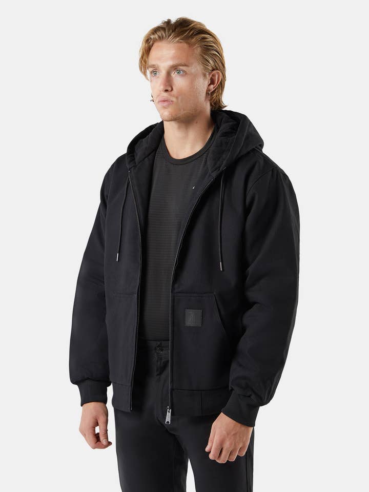 BAD WORKWEAR - Wholesale Jacket - Men's - BAD MICHIGAN â„¢ HEAVY-DUTY COTTON CANVAS HOODED JACKET