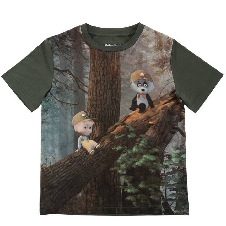 Camiseta de manga corta con cuello redondo «Travel» para venta al por mayor de Comfort Clothing INC