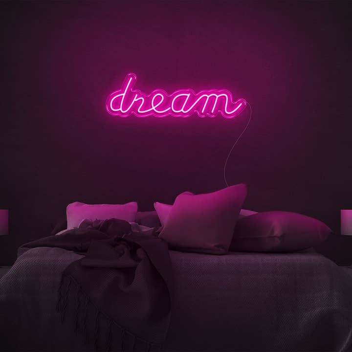 Insegna al neon Dream LED per la vendita all'ingrosso da parte di BeNeonUnicorn