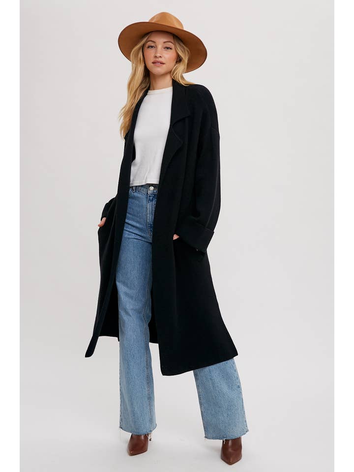 Bluivy - Venta al por mayor Gabardina - Mujer - Gabardina de punto oversize fácil de llevar2