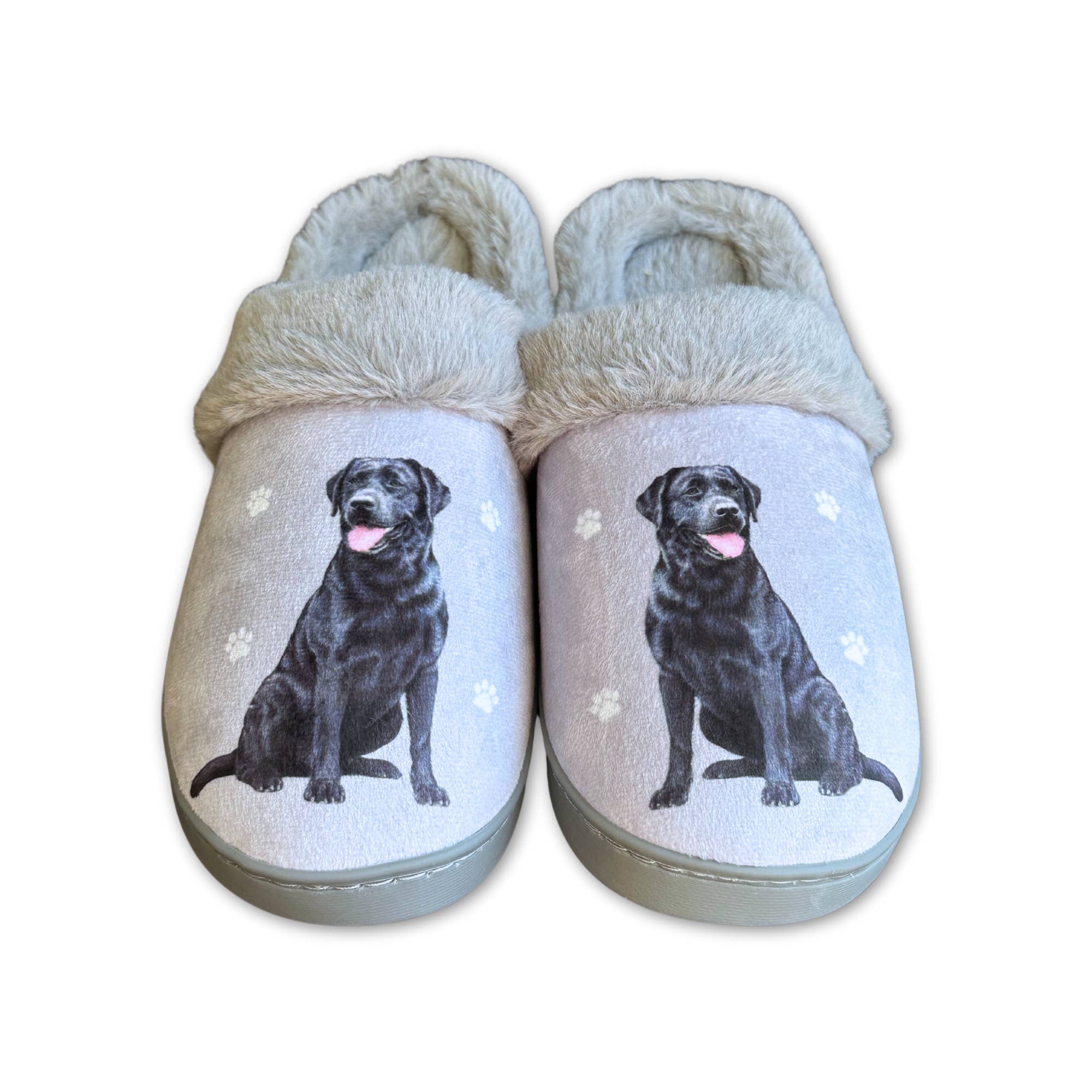 E&S Pets - Wholesale Slippers - Unisex - Labrador , Black Snuggs Slipper - Comfy - Pet lovers