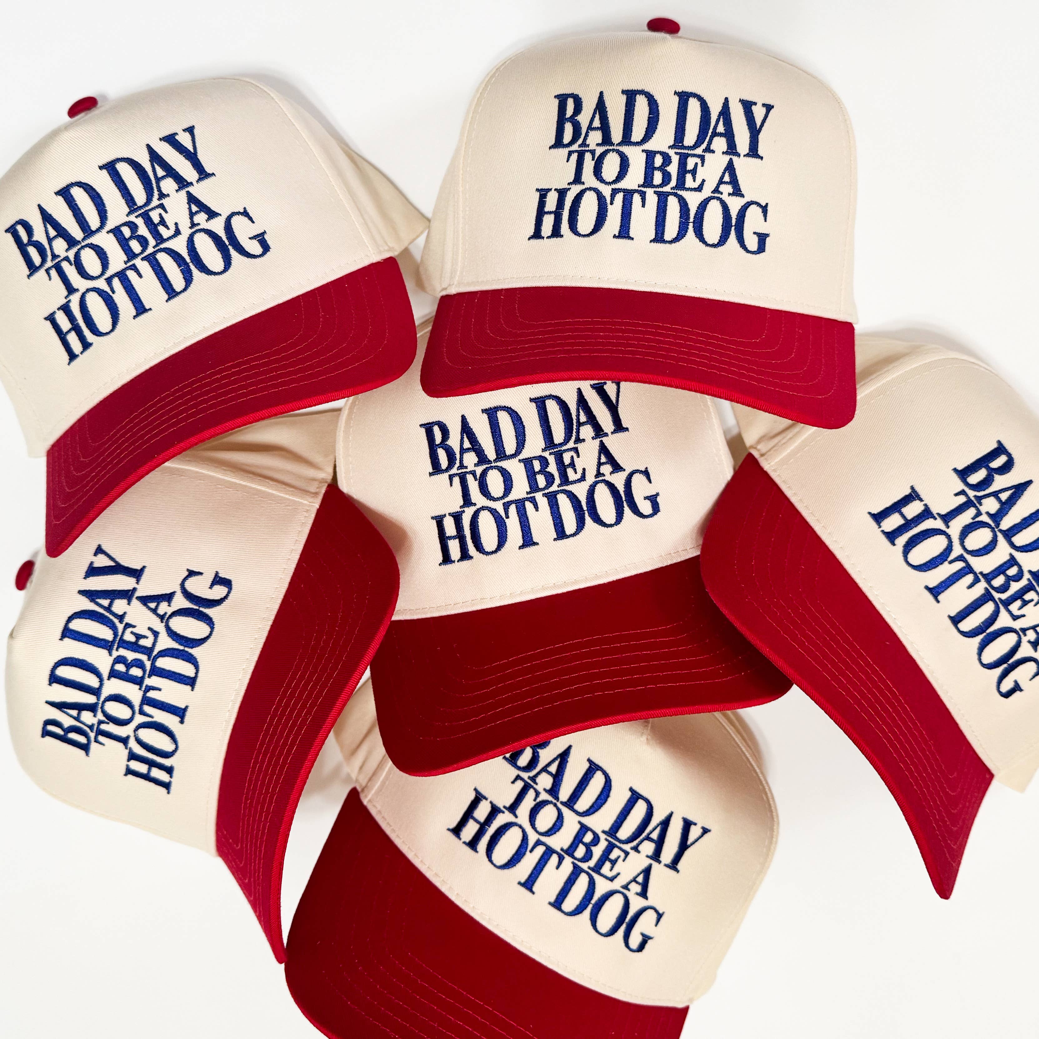 The Babe Co. - Wholesale Trucker Hat - Women's - Bad Day to Be a Hot Dog Vintage Trucker Hat *OG DESIGNER*3