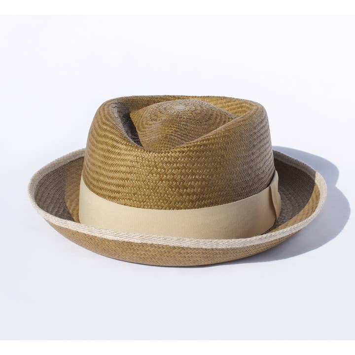 Elegancia Tropical Genuine Panama Hats - Wholesale Straw Hat - Unisex - Santa Fe Green Urban Straw Panama Hat - Unisex