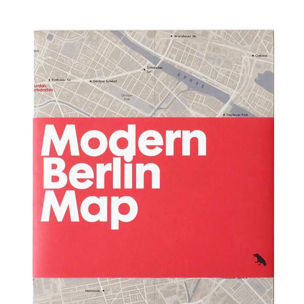 Carte moderne de Berlin pour la vente par Blue Crow Media