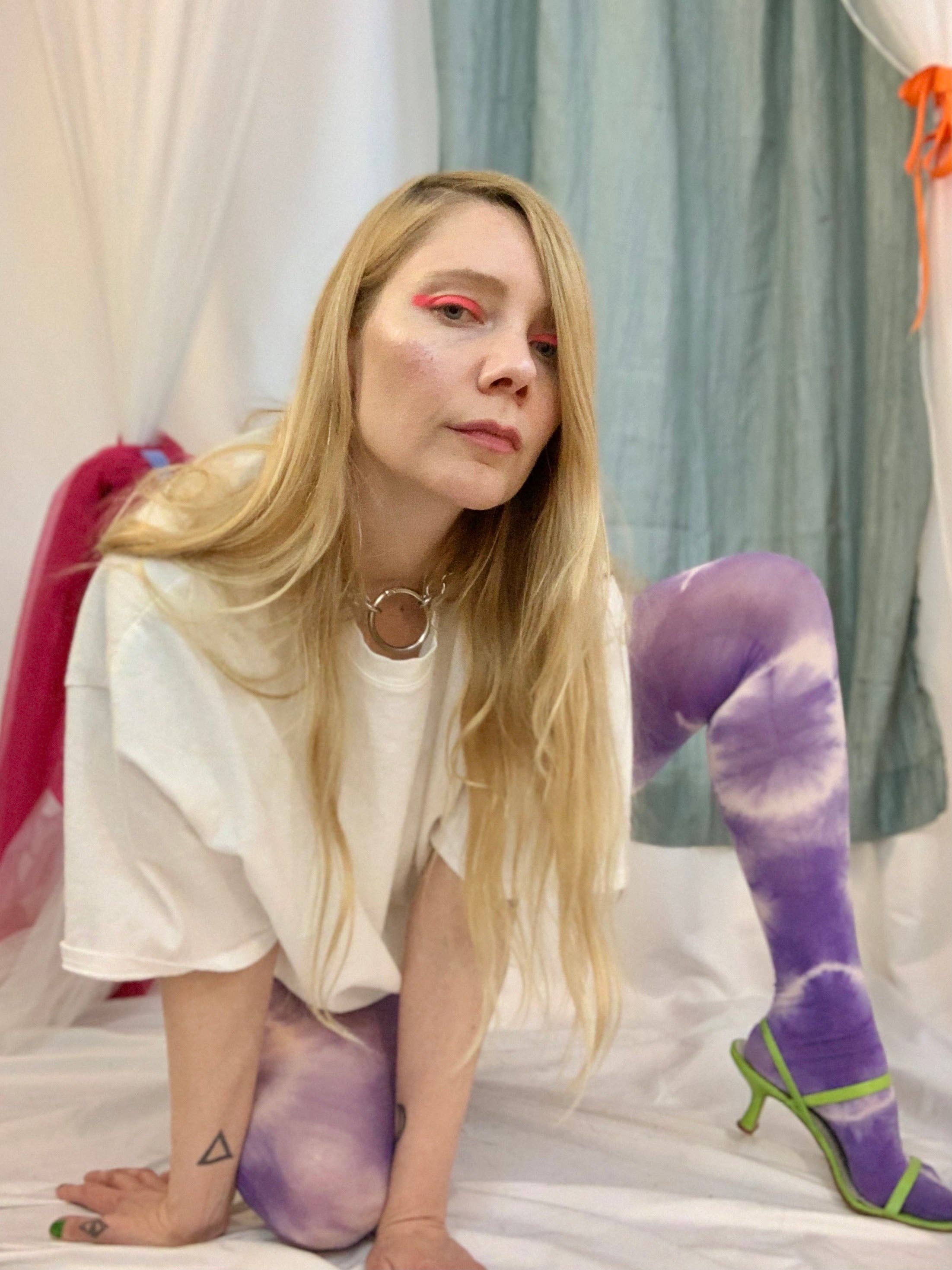 Shop Journal Vintage – wholesale Tights - Dam – Carebear slips färgstrumpbyxor4