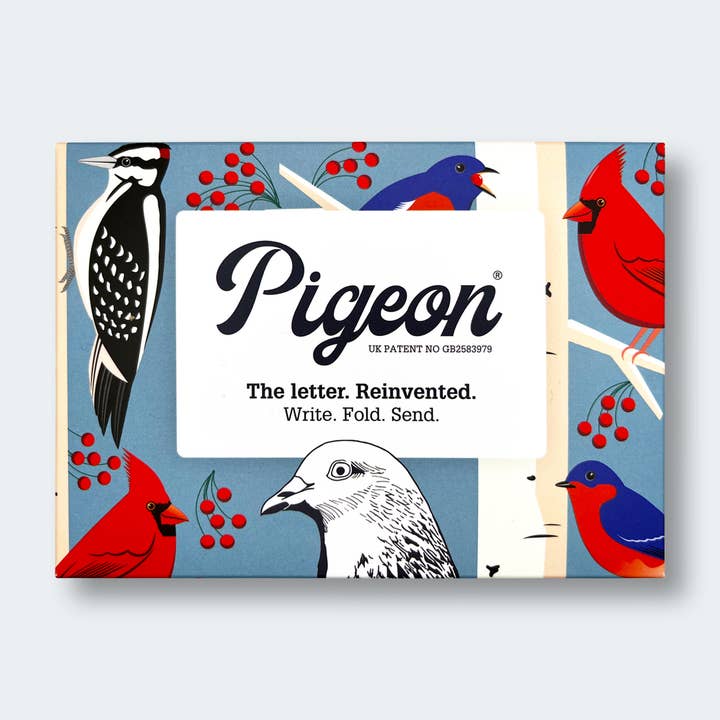 pigeonposted - Wholesale Stationery/Notecard Set - Carnival of Colour Pigeon letter pack