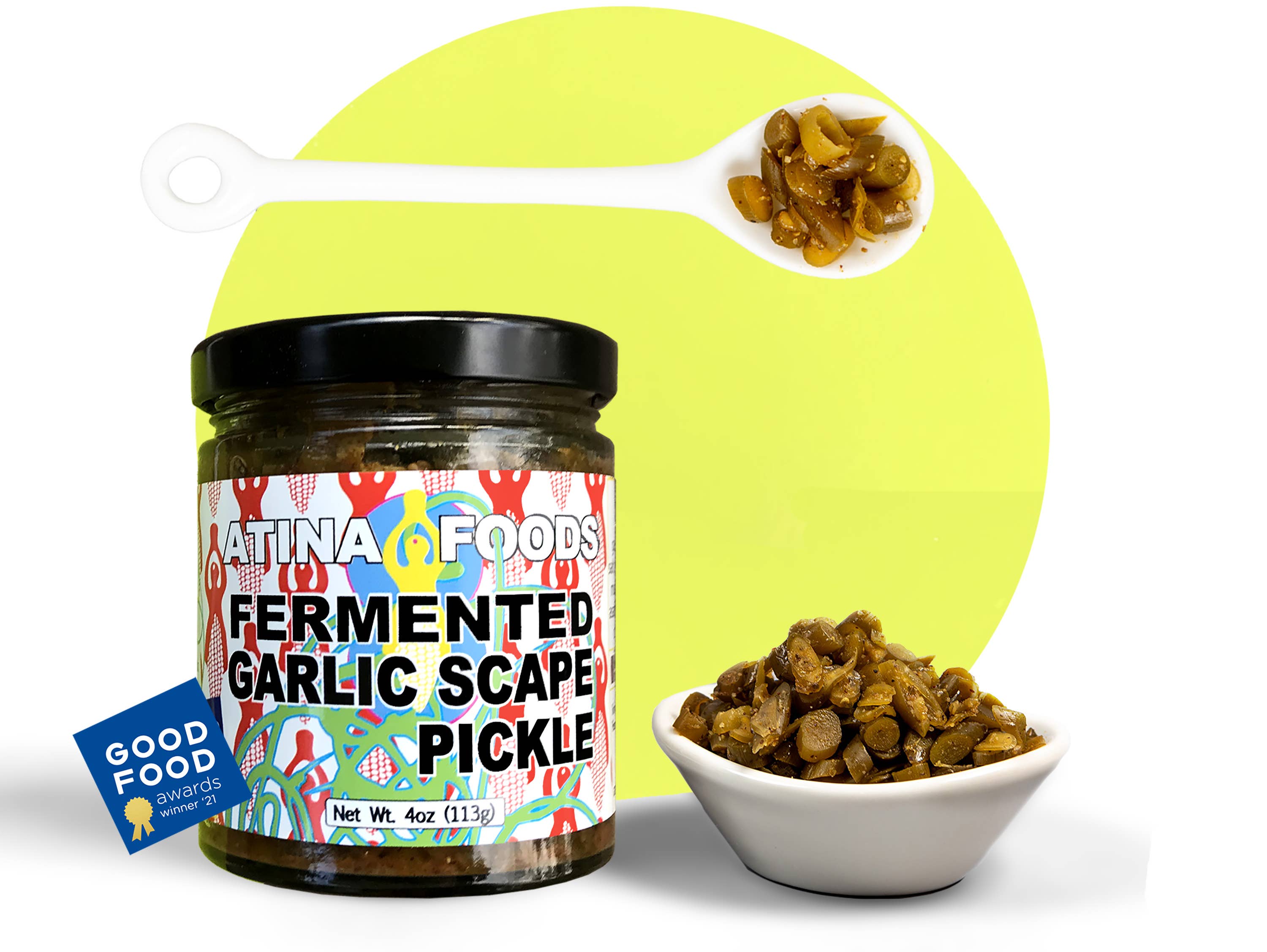 Atina Foods - Wholesale Pickled Vegetables - Garlic Scape Pickle