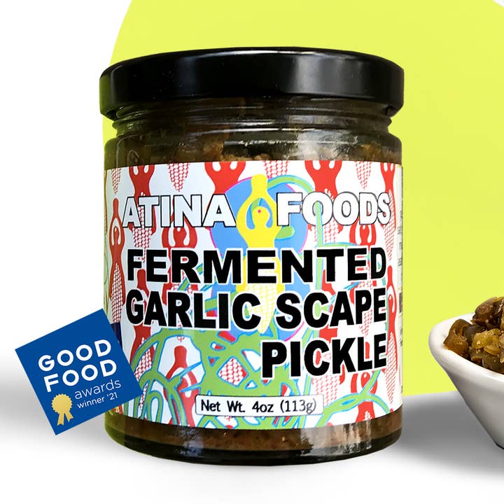 Atina Foods - Wholesale Pickled Vegetables - Garlic Scape Pickle0