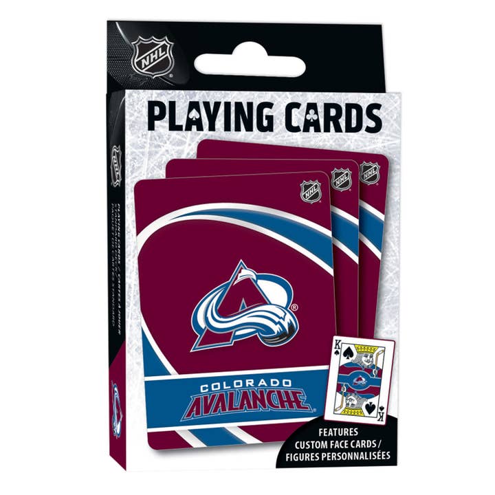 Cartes à jouer Colorado Avalanche pour la vente par Masterpieces Puzzles