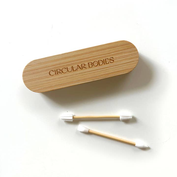 Circular Bodies - Wholesale Cotton Swab/Q-Tip - Reusable Silicone Cotton Swabs for Ear Cleaning and Makeup1