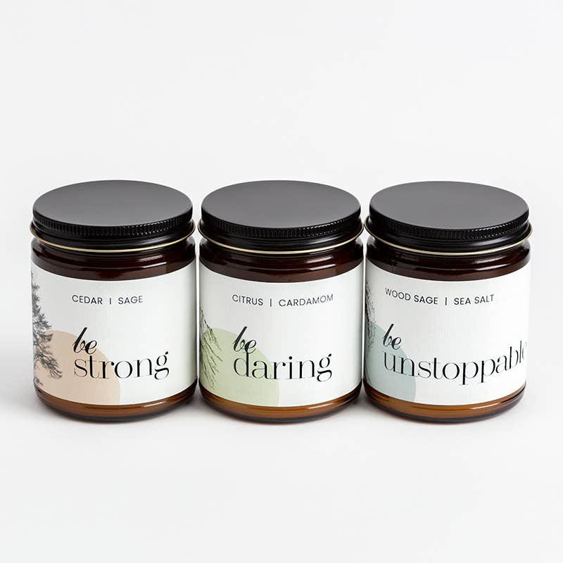 Prosperity Candle - Wholesale Jar/Filled Candle - Affirmation Candle Set - Handmade5