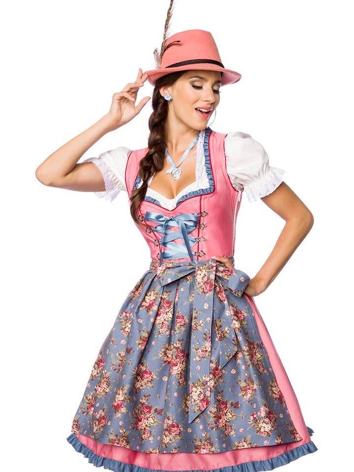Romantic Dirndl with Denim (70030) for wholesale by atixo GmbH