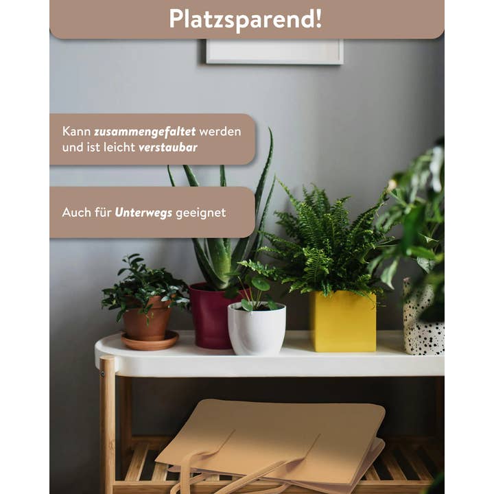 Close Up GmbH - Wholesale Tote Bag - Women's - Close Up Felt Bag Firewood Beige Carrying Bag, Felt Bag4