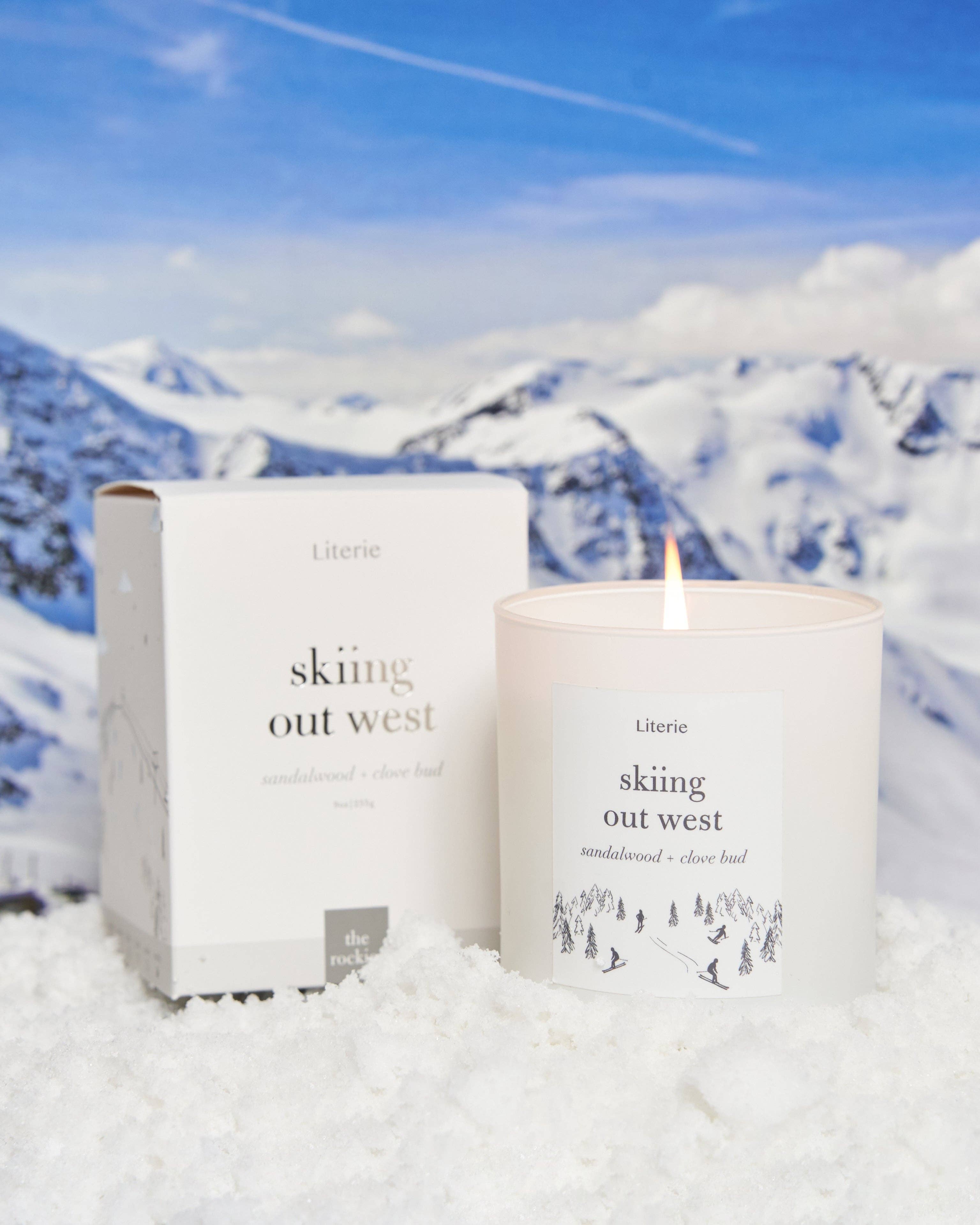 Literie – Vela em jarro/copo por atacado – Férias de esqui no oeste com chapéu Kemo Sabe1