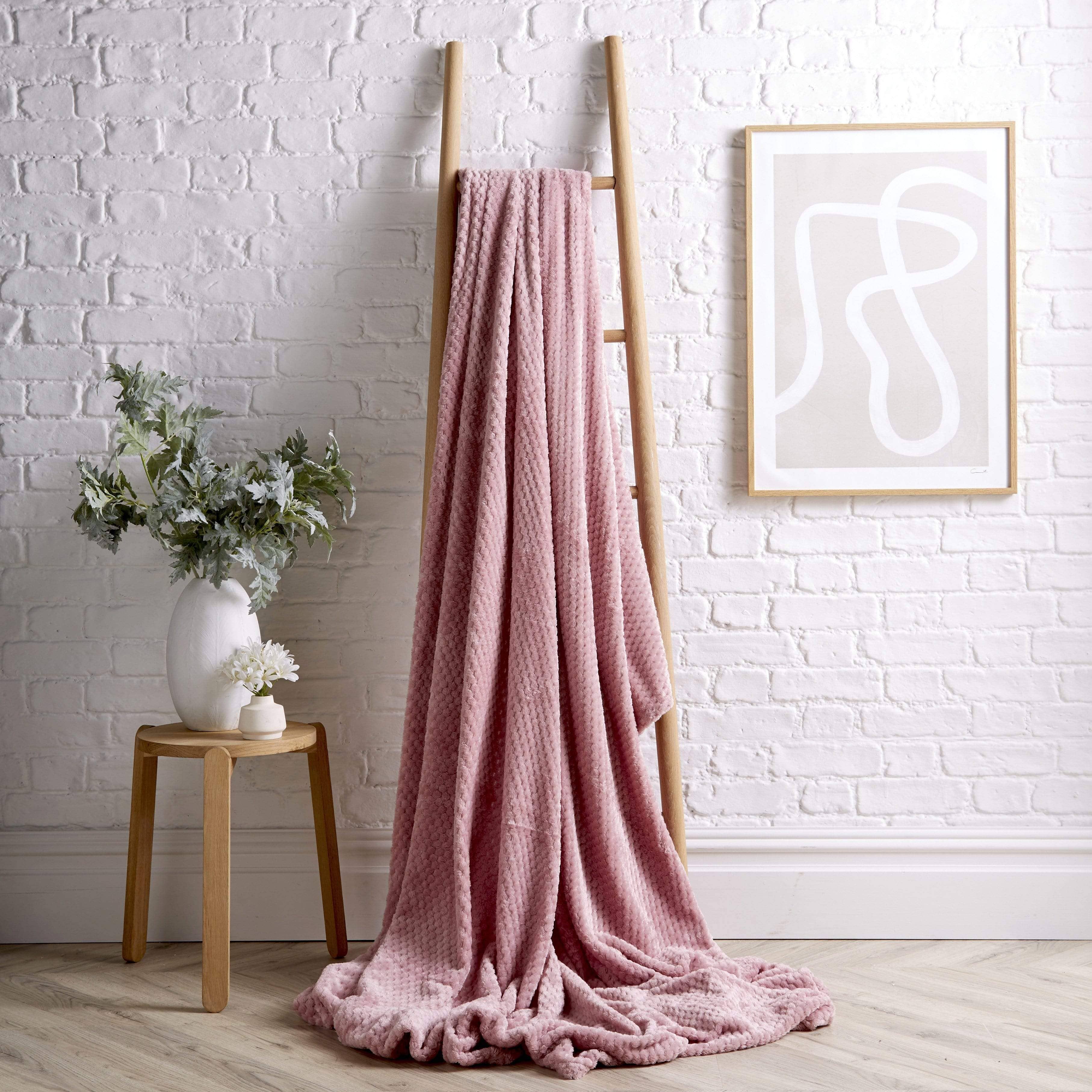 LOOMWORKS LTD – wholesale Throw blanket – Cloud Honeycomb Throw2