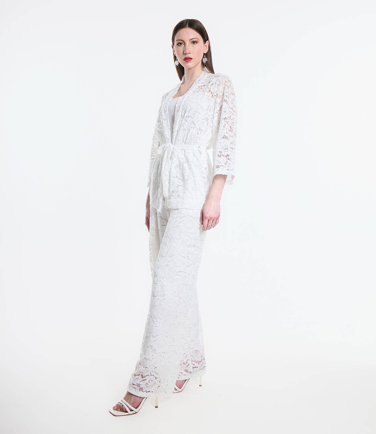 modáh - Vente Kimono – femme - Kimono à ceinture à la taille1