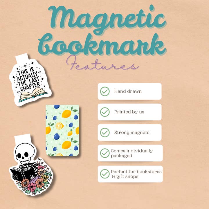 Crafty Baker Designs - Wholesale Bookmark - Cow boy romance Magnetic bookmark 3