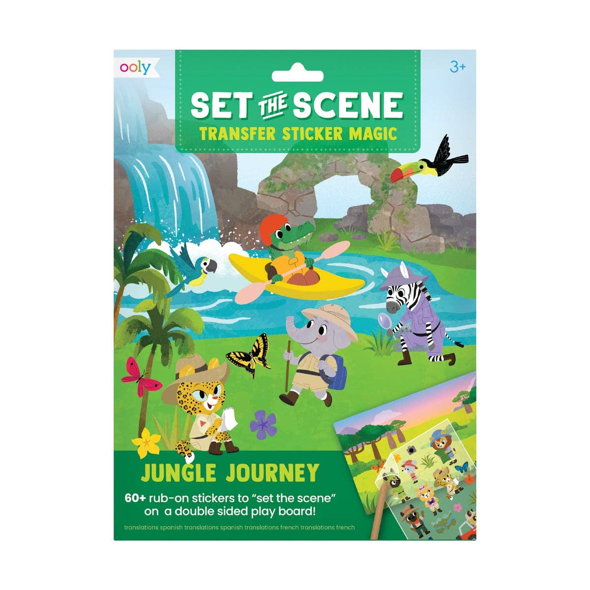 OOLY - Wholesale Sticker - Kids & Baby - Set The Scene Transfer Stickers Magic - Jungle Journey0