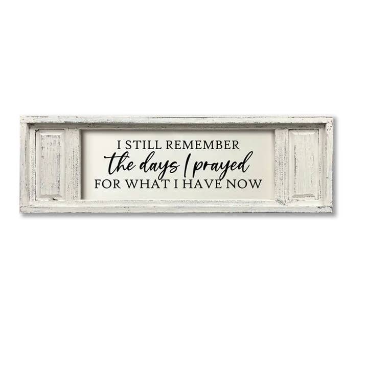 Petite toile à double panneau Remember The Days I Prayed pour la vente par Jarmz Designs