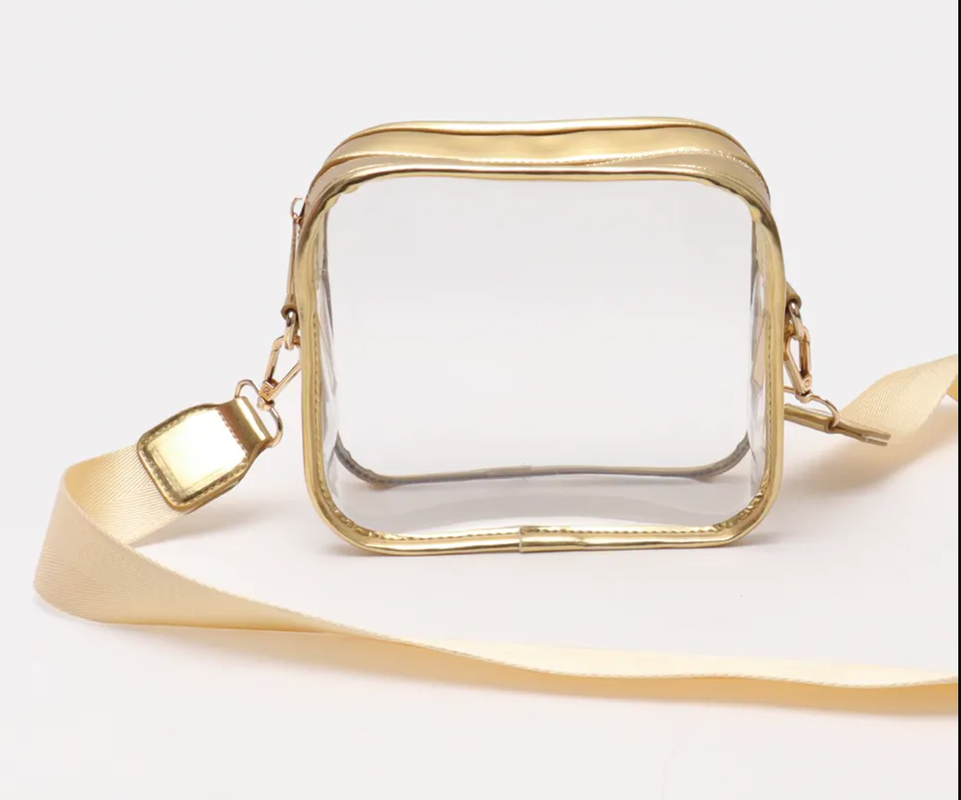 The Loki Shop – Engroshandel Crossbodytaske - Dame – Klar Crossbody pung stadion taske med justerbar rem8