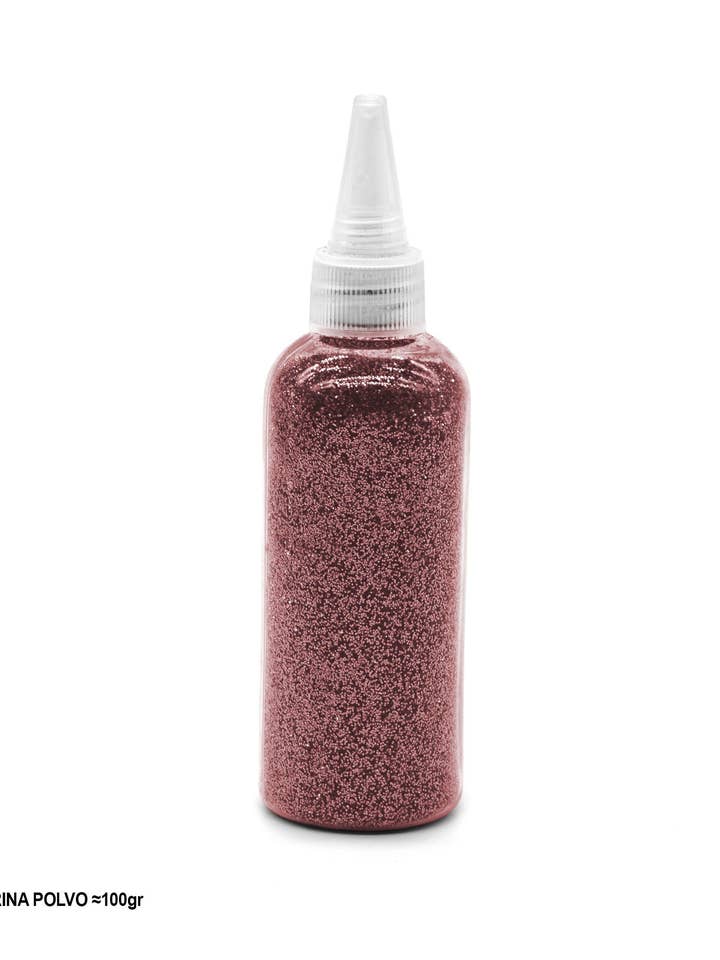 Rose gold glitter 100 g for wholesale by Mis Globos