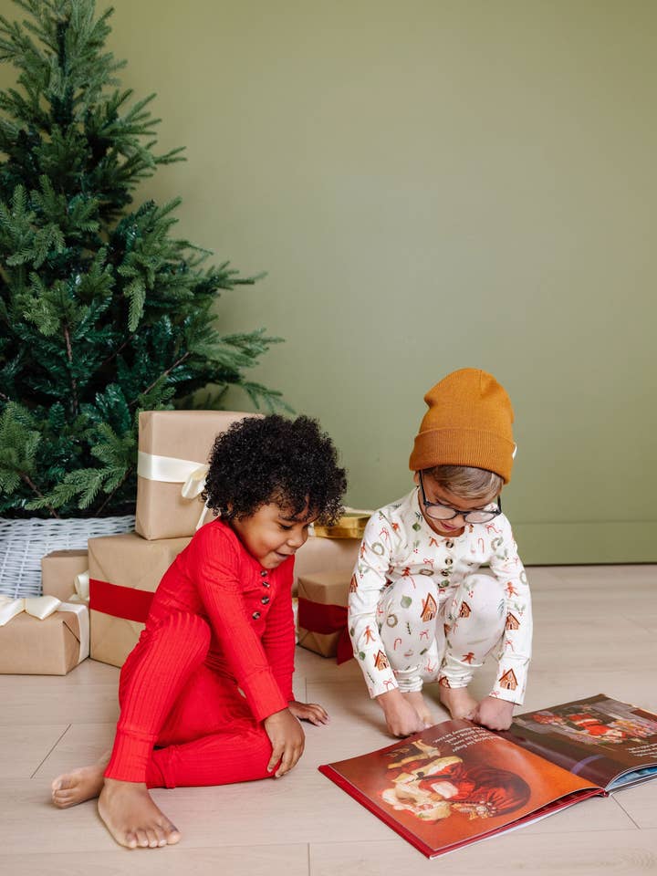 Lou Lou & Company - Wholesale Sleepwear Set - Kids - Sterling Ribbed Top + Bottoms