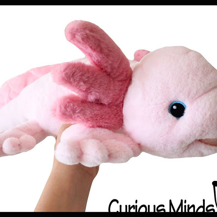 Curious Minds Toys - Wholesale Stuffed/Plush Toy - Kids & Baby - Axolotl Realistic Earth Safe Cute Large Long Plush Stuffed A4